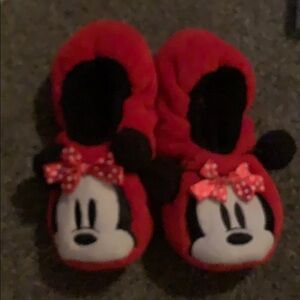 Disney slippers Minie Mouse woman’s teen size 4-6